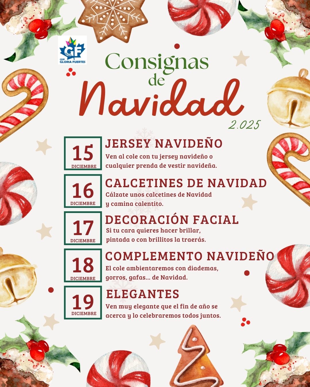 Consignas navideñas