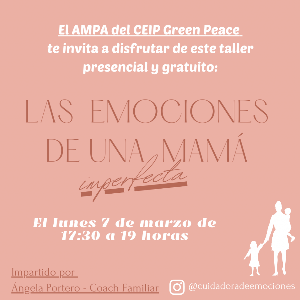 El AMPA te invita a disfrutar de este taller presencial y gratuito.