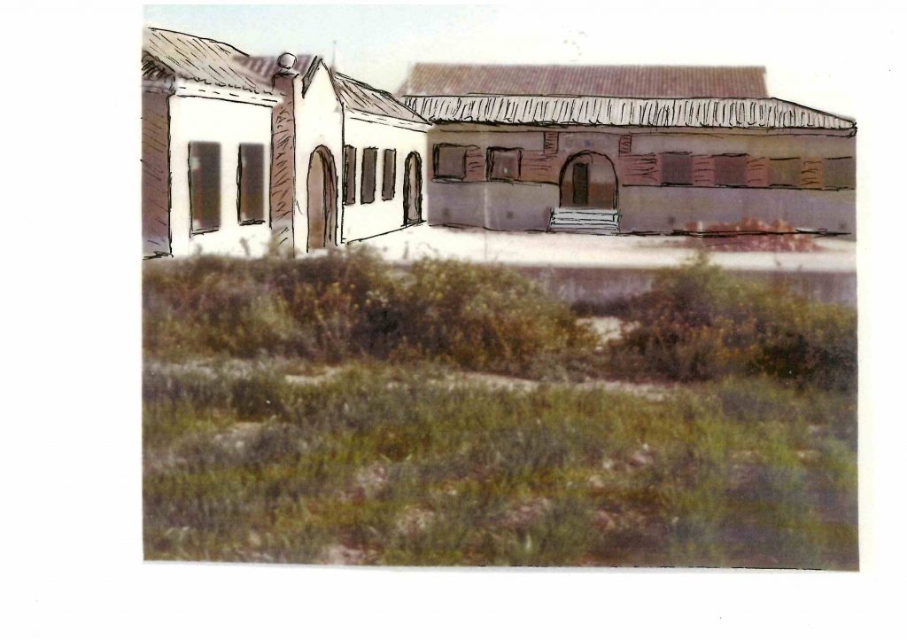 Fotografía del centro antiguamente