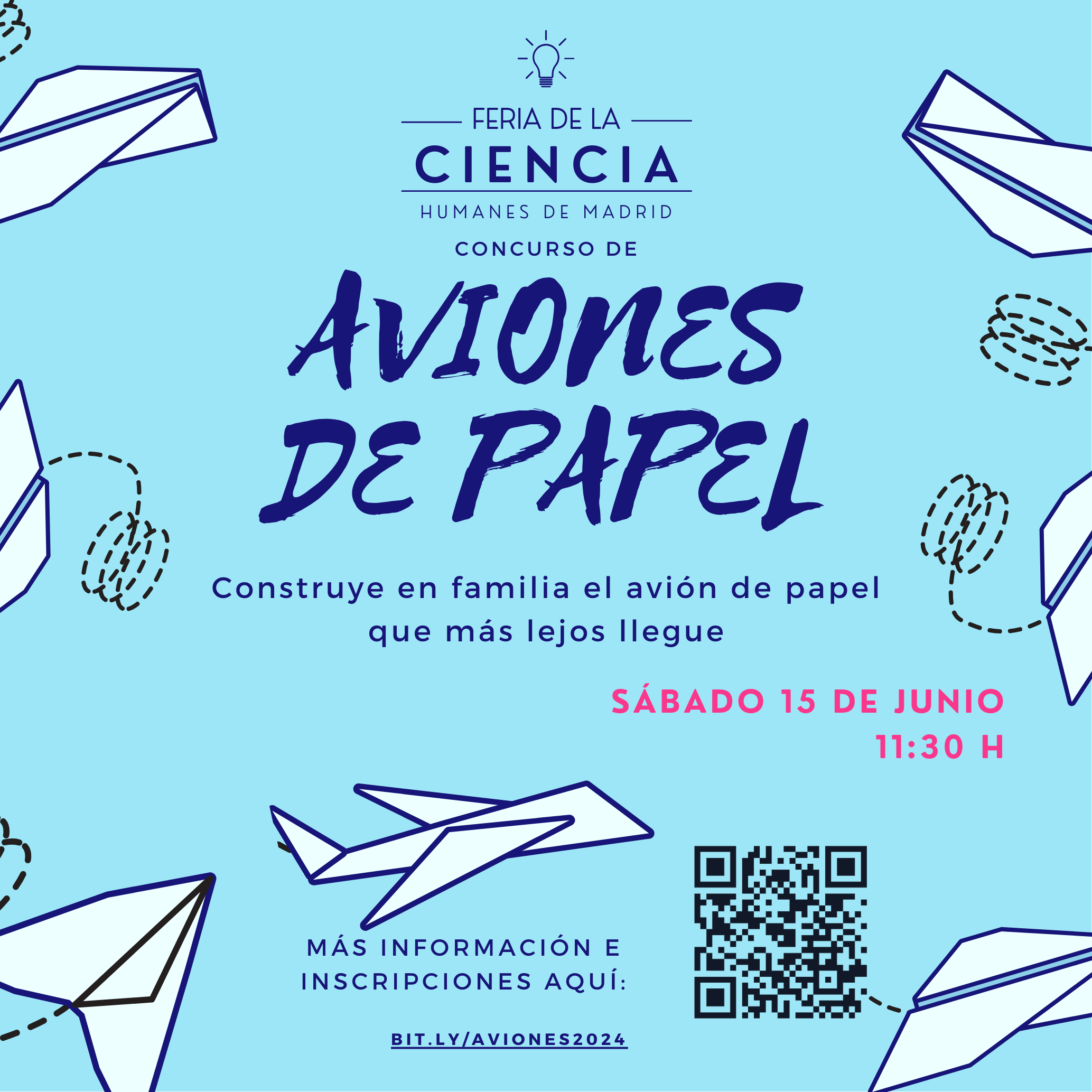 CONCURSO AVIONES DE PAPEL. FERIA DE LA CIENCIA DE HUMANES