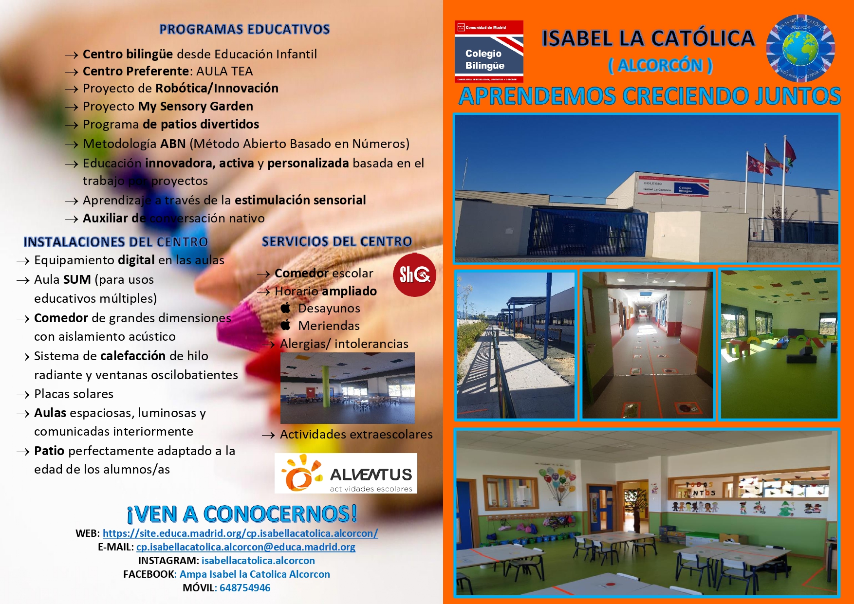 ¡ VEN A CONOCERNOS !