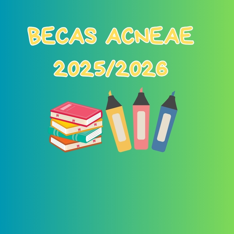 ABIERTO EL PLAZO DE BECAS ACNEAE 25-26 
