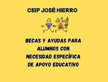 Becas y ayudas para alumnos con necesidad específica de apoyo educativo