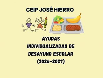 Ayudas individualizadas de desayuno escolar (2026-2027)