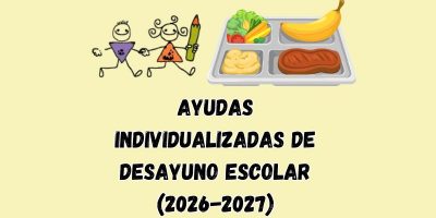 Ayudas individualizadas de desayuno escolar (2026-2027)