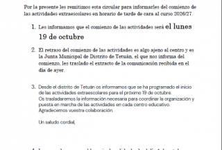 Avisos importantes