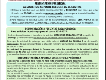 BECAS DE COMEDOR ESCOLAR