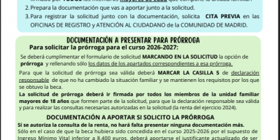 BECAS DE COMEDOR ESCOLAR