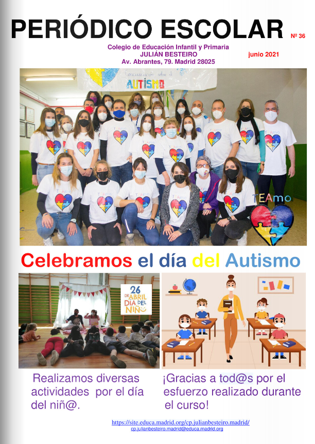 ¡Nuevo número del Periódico escolar!