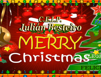 ¡Felices fiestas desde el CEIP julián Besteiro!