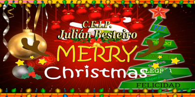 ¡Felices fiestas desde el CEIP julián Besteiro!