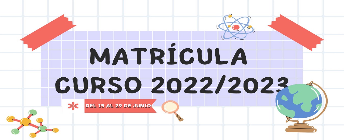 Matrícula Curso 2022/2023
