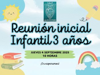 Reunión inicio de curso Familias de Infantil 3 años CURSO 2025-2026