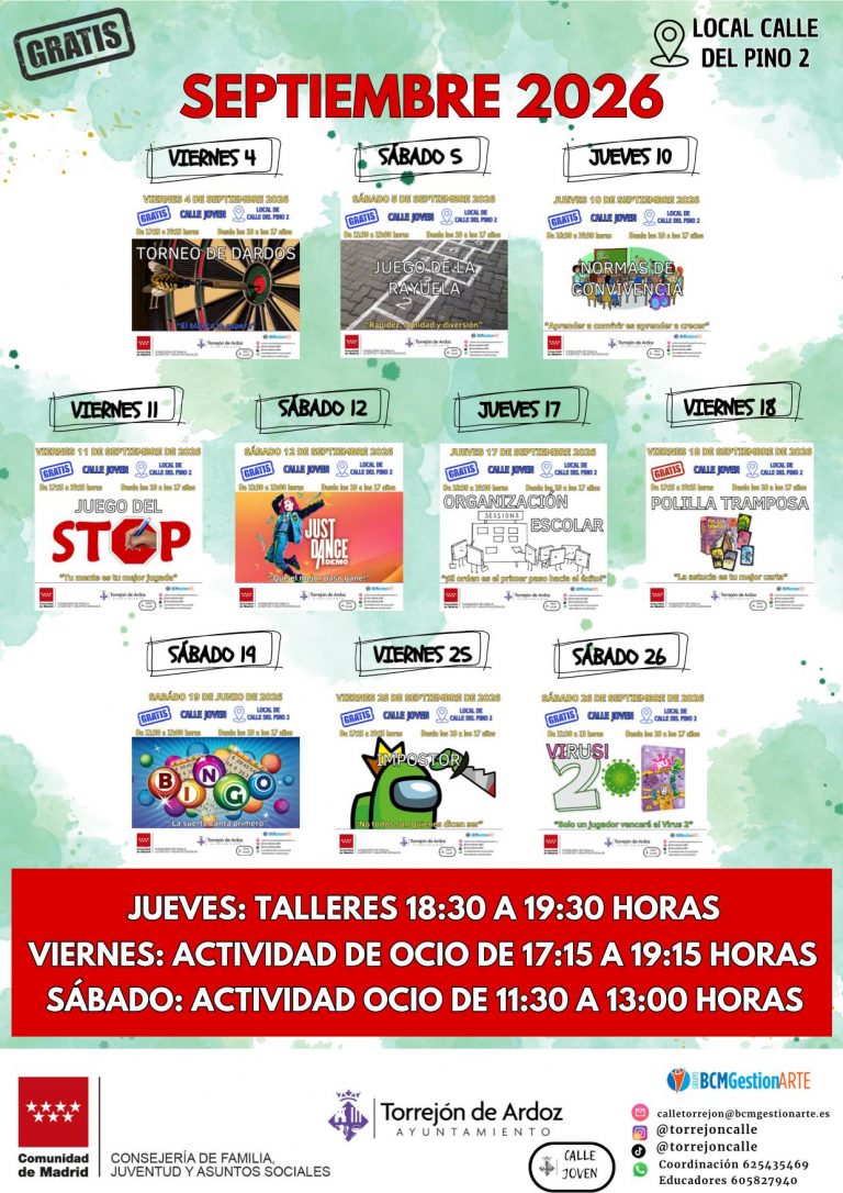 Calle Joven SEPTIEMBRE