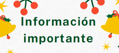 INFORMACIÓN VIERNES 20 DICIEMBRE