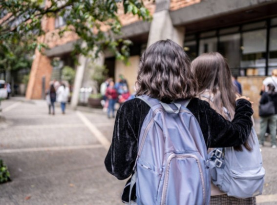 Camino a secundaria