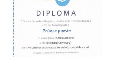 XXI Certamen de Coros Escolares de la CAM