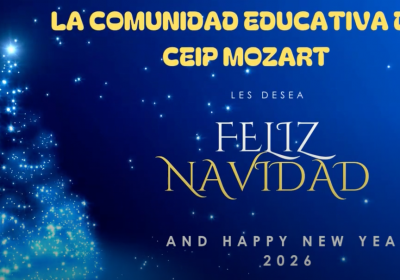 ¡El CEIP Mozart les desea Feliz Navidad!
