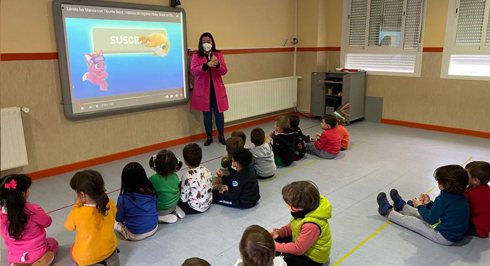 Charlas sobre COVID-19 DUE. CEIP Navahonda