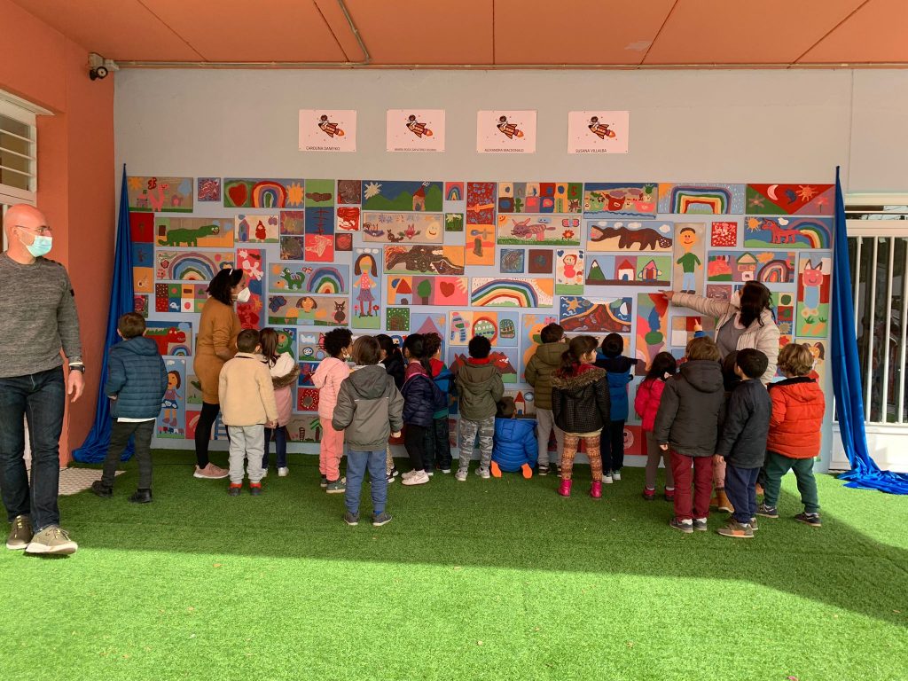 Presentación mosaico colaborativo. CEIP Navahonda