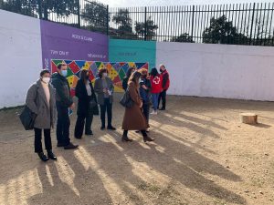 Personalidades asistentes al acto. CEIP Navahonda