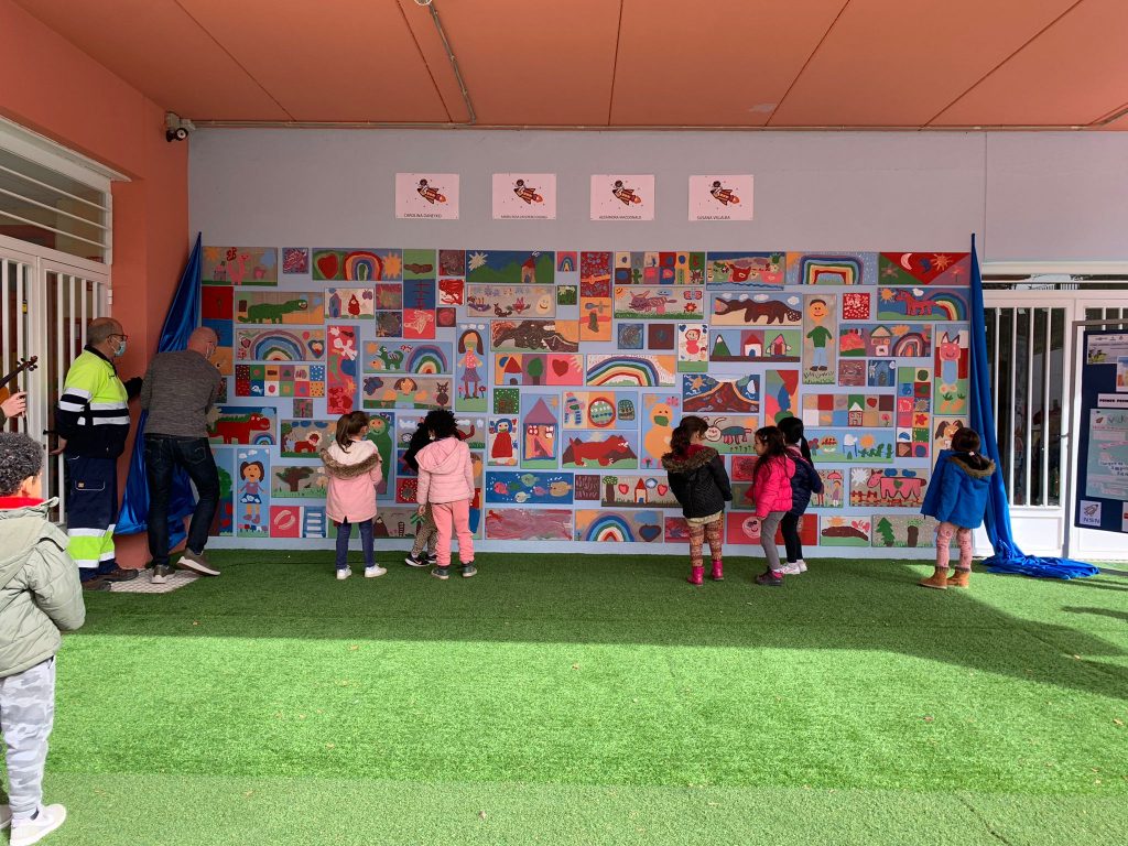 Presentación mosaico colaborativo. CEIP Navahonda