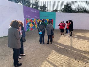 Personalidades asistentes al acto. CEIP Navahonda