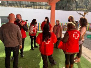 Personalidades asistentes al acto. CEIP Navahonda