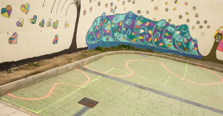 Patio trasero. CEIP. Navahonda