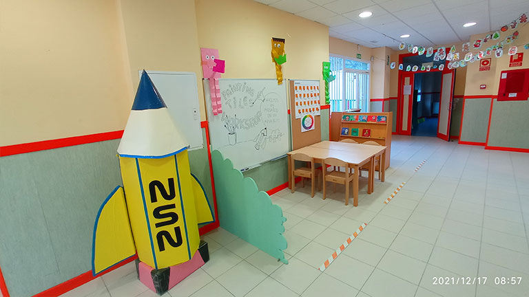 Espacio interior TEA. CEIP. Navahonda