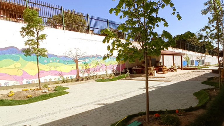 Patio trasero. CEIP. Navahonda