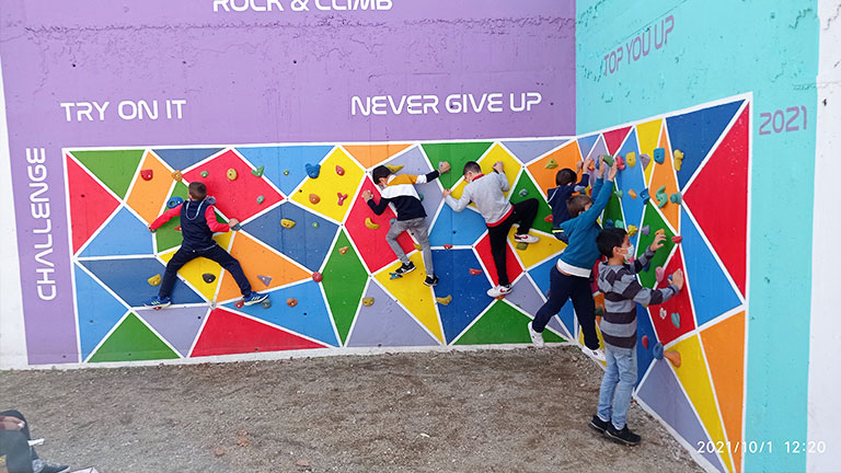 Rockódromo exterior. CEIP. Navahonda