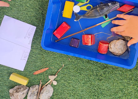 Floating experiment. CEIP. Navahonda
