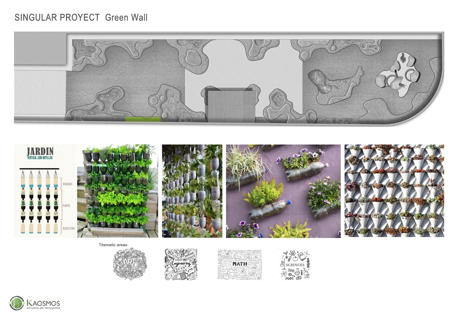 Jardines verticales. CEIP. Navahonda