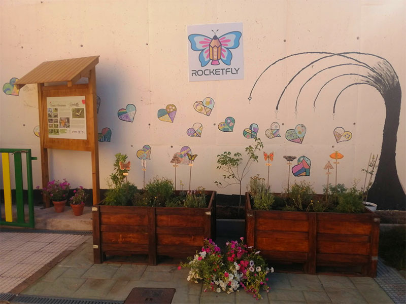 Rocketfly. Oasis de mariposas.CEIP. Navahonda