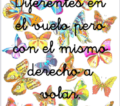 DÍA DE LA DISCAPACIDAD. MARIPOSAS SORPRENDENTES