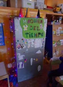 Maquina del tiempo infantil