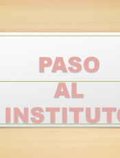 Paso al instituto 26-27