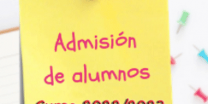 Noticias Admisión de alumnos