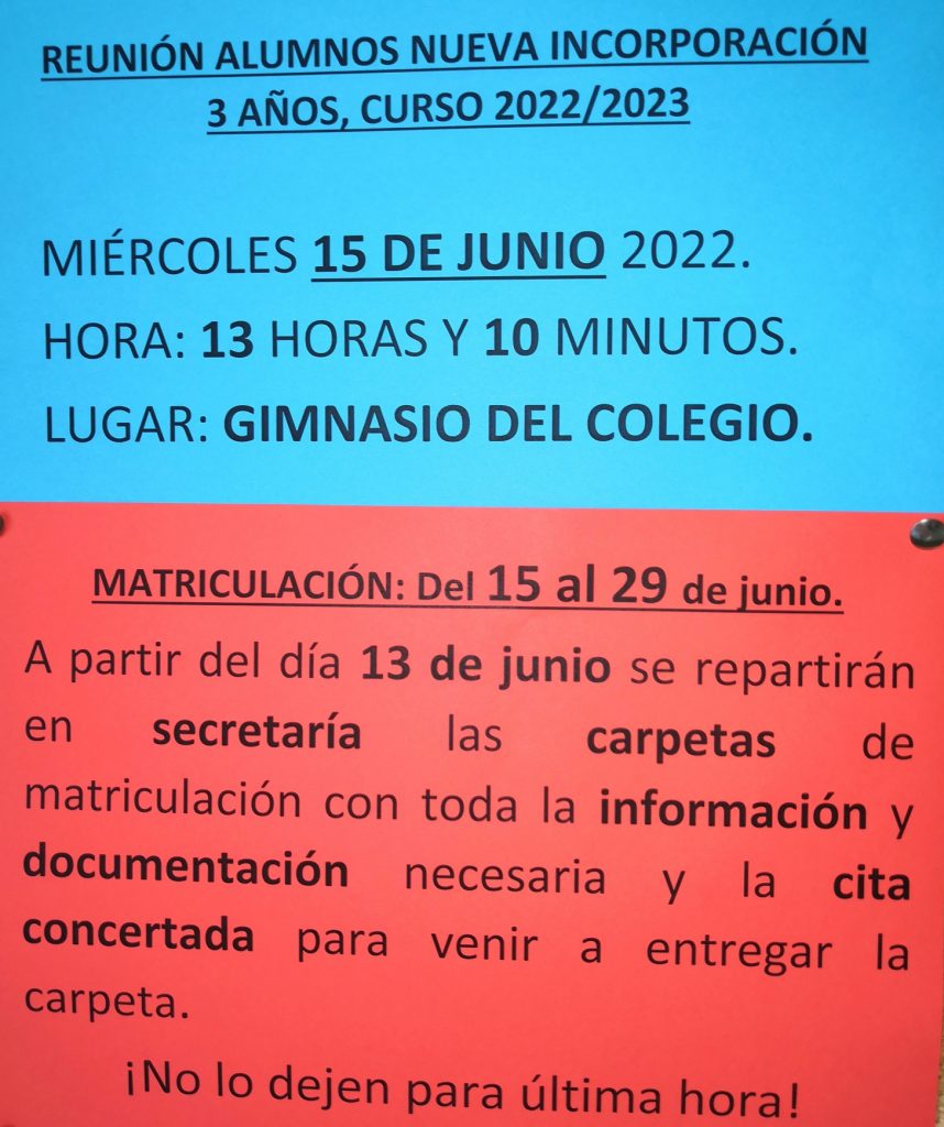 Admisión