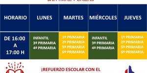 Cartel extraescolar Inglés