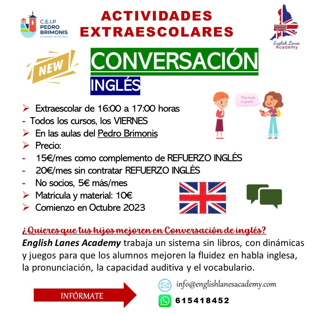 actividad extraescolar: Inglés