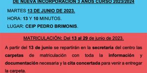 matriculación