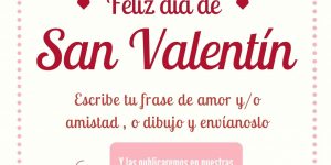 Tarjeta feliz dia de san Valentín