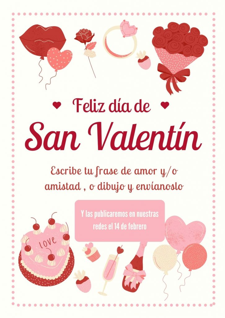 Tarjeta feliz dia de san Valentín