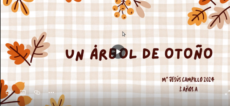 El árbol de otoño – Infantil 3 años