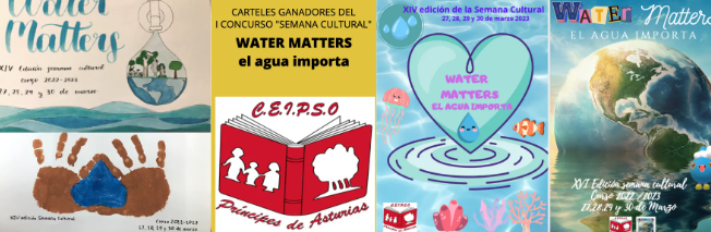 Premios concurso carteles de la Semana Cultural