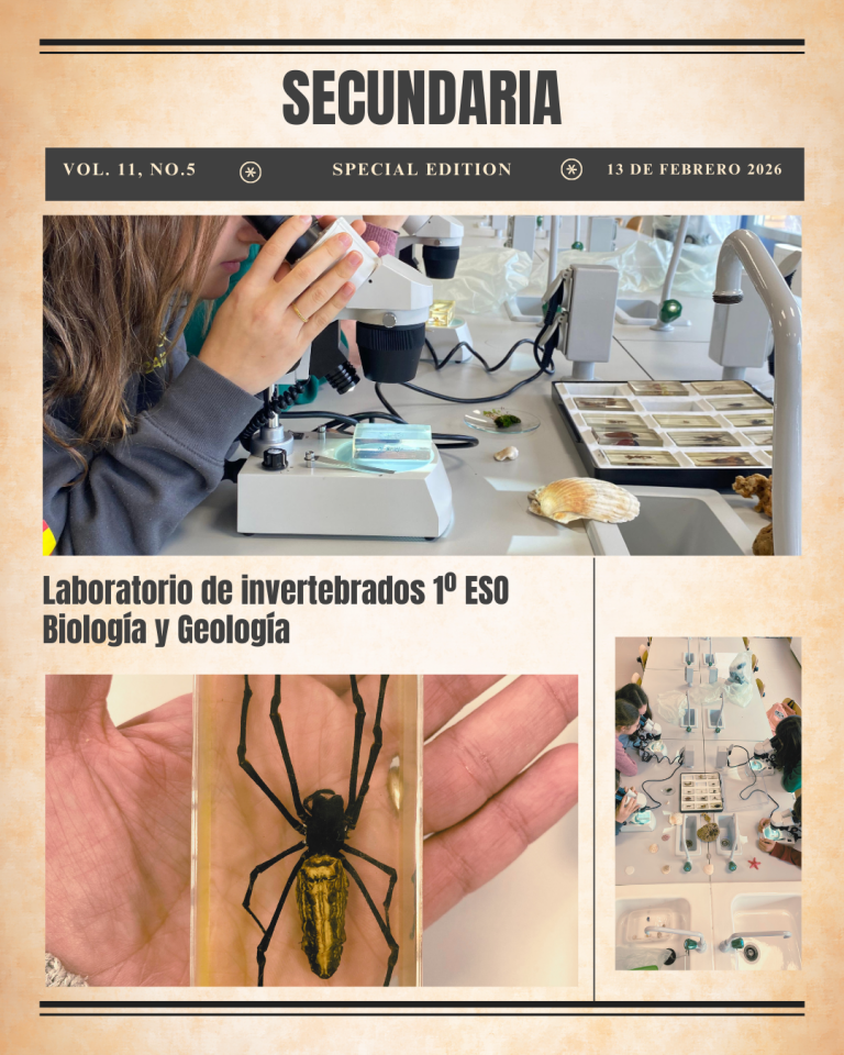 Laboratorio de invertebrados 1º ESO
