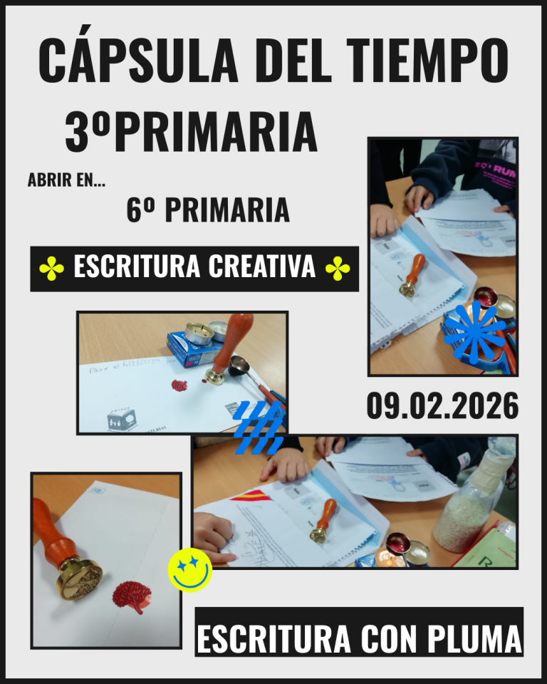Cápsula del tiempo de 3º primaria