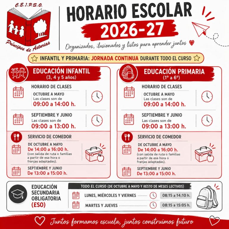Bienvenida al curso 2026-2027